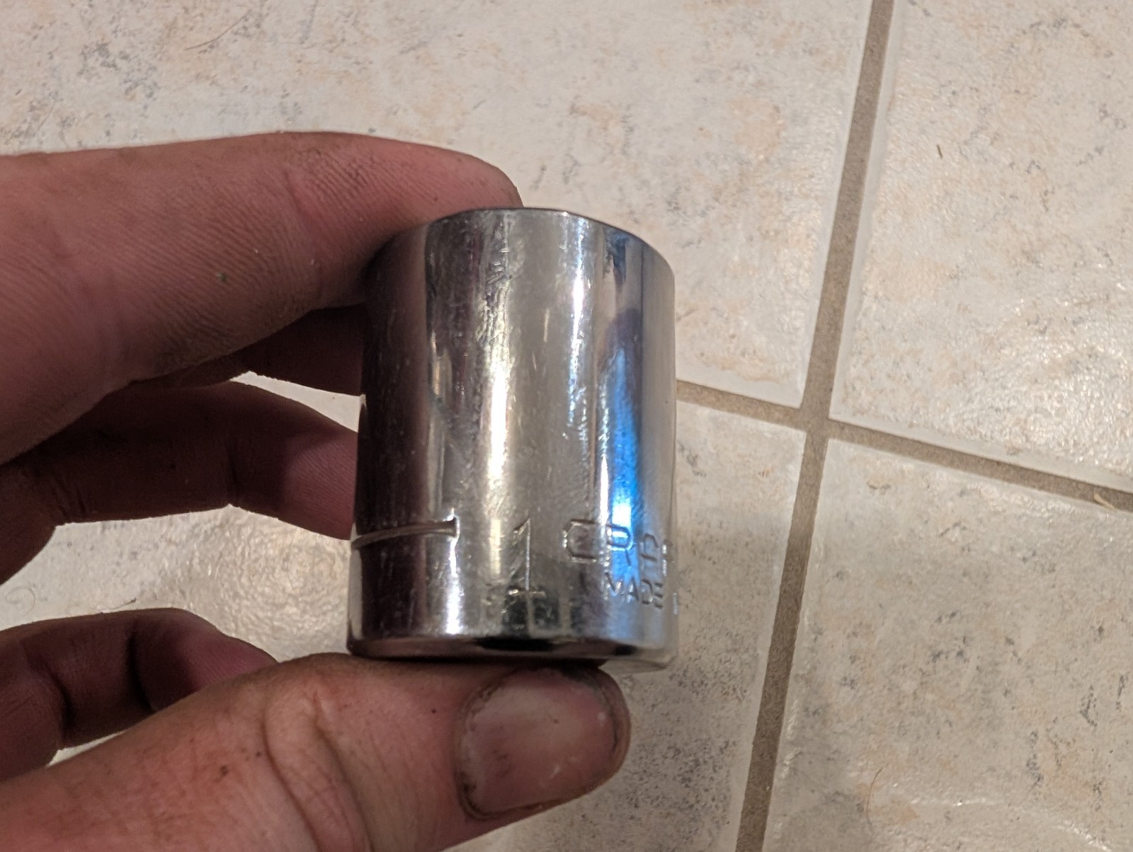 Craftsman 1" Socket 1/2" Drive 12 Point GK 47514 USA