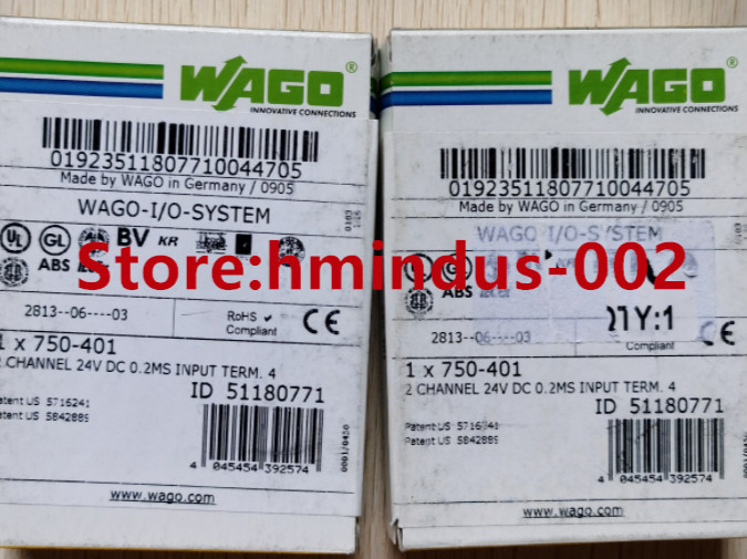 1 PCS 750-401 PLC Module 750-401 WAGO New In Box Brand