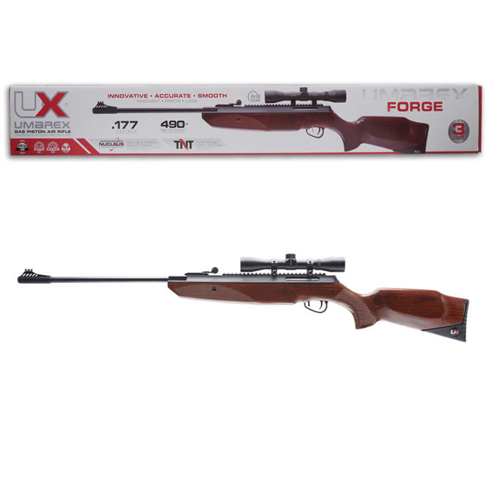 Umarex Forge 490 Gas Piston .177 Cal Pellet Break Barrel Wood Stock Air Rifle