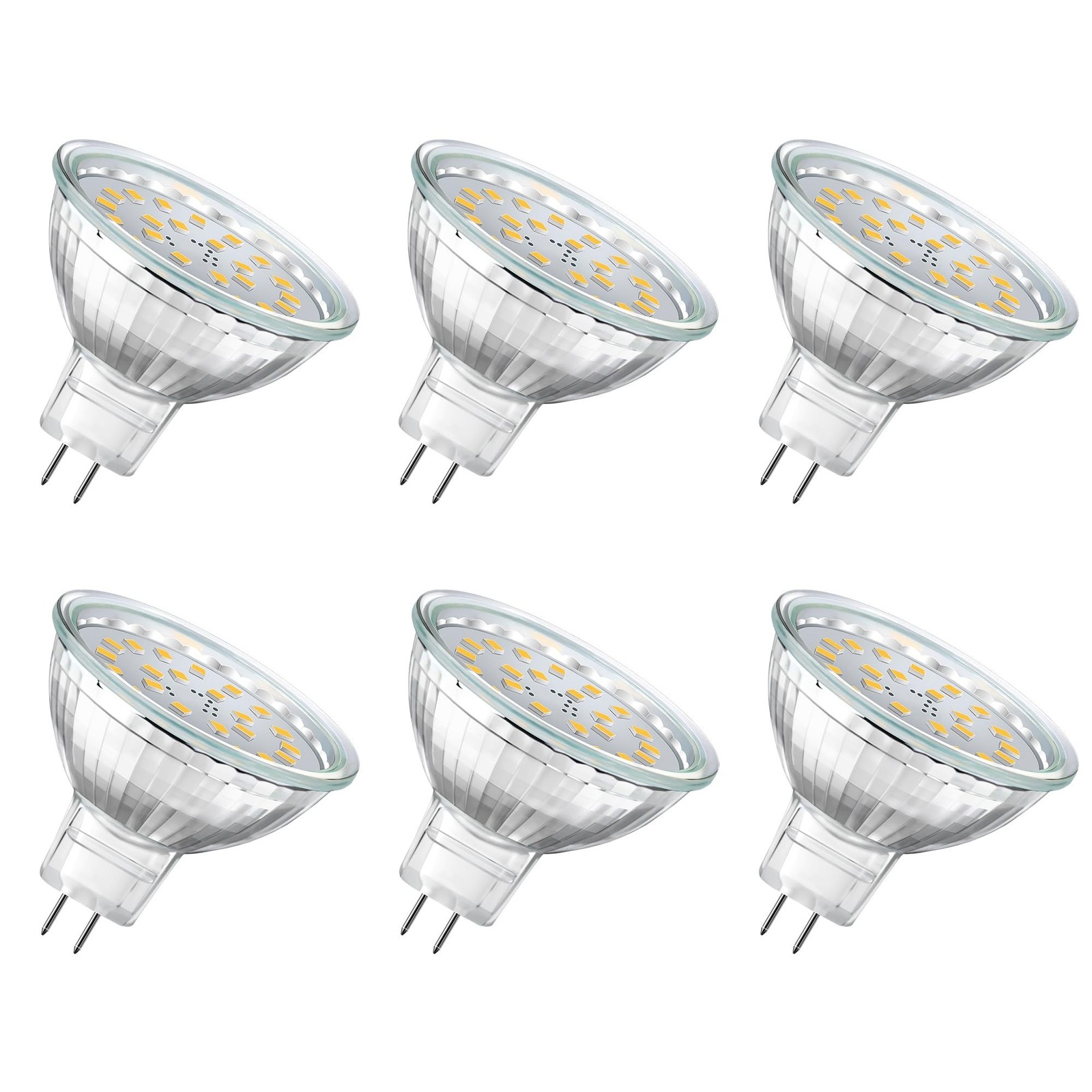 MR11 LED Bulb 3W, 20W Halogen Replacement, GU4 Bi-Pin Base, Low Voltage 12V L...