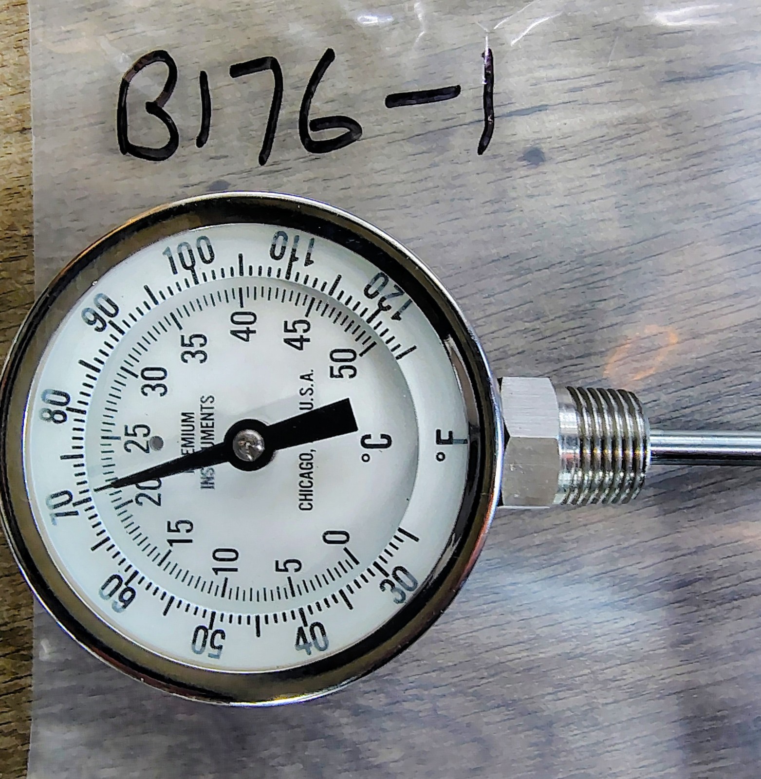 BC350R PREMIUM INSTRUMENTS THERMOMETER 25-125 DEGREE 1/2NPT