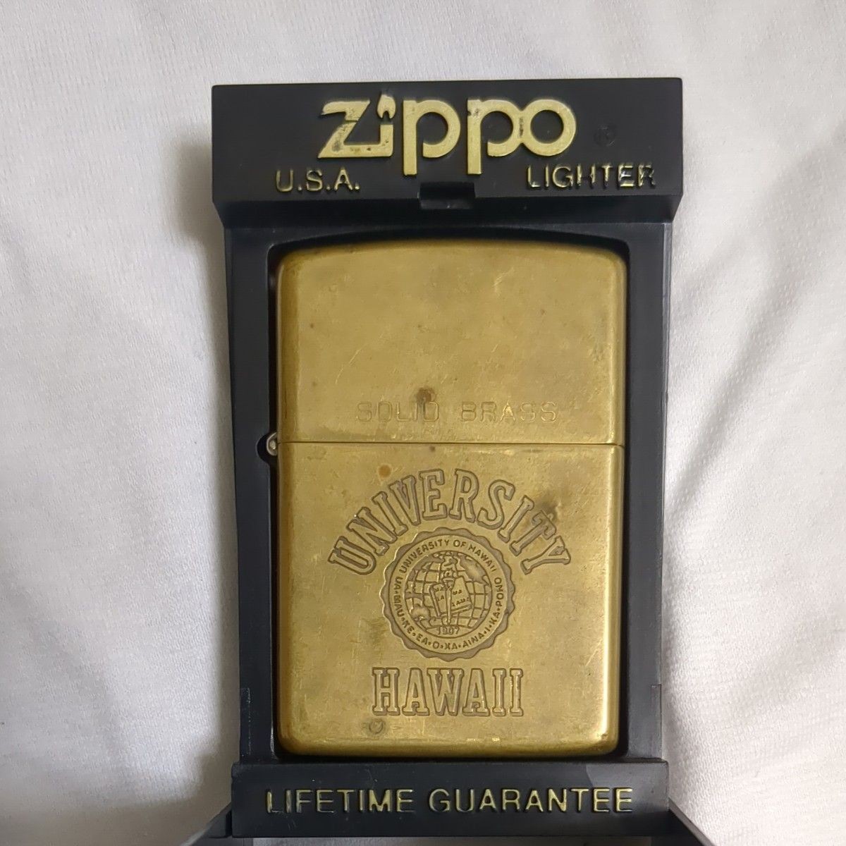 Zippo lighter items Zippo 1932 1990 Solid Brass Hawaii