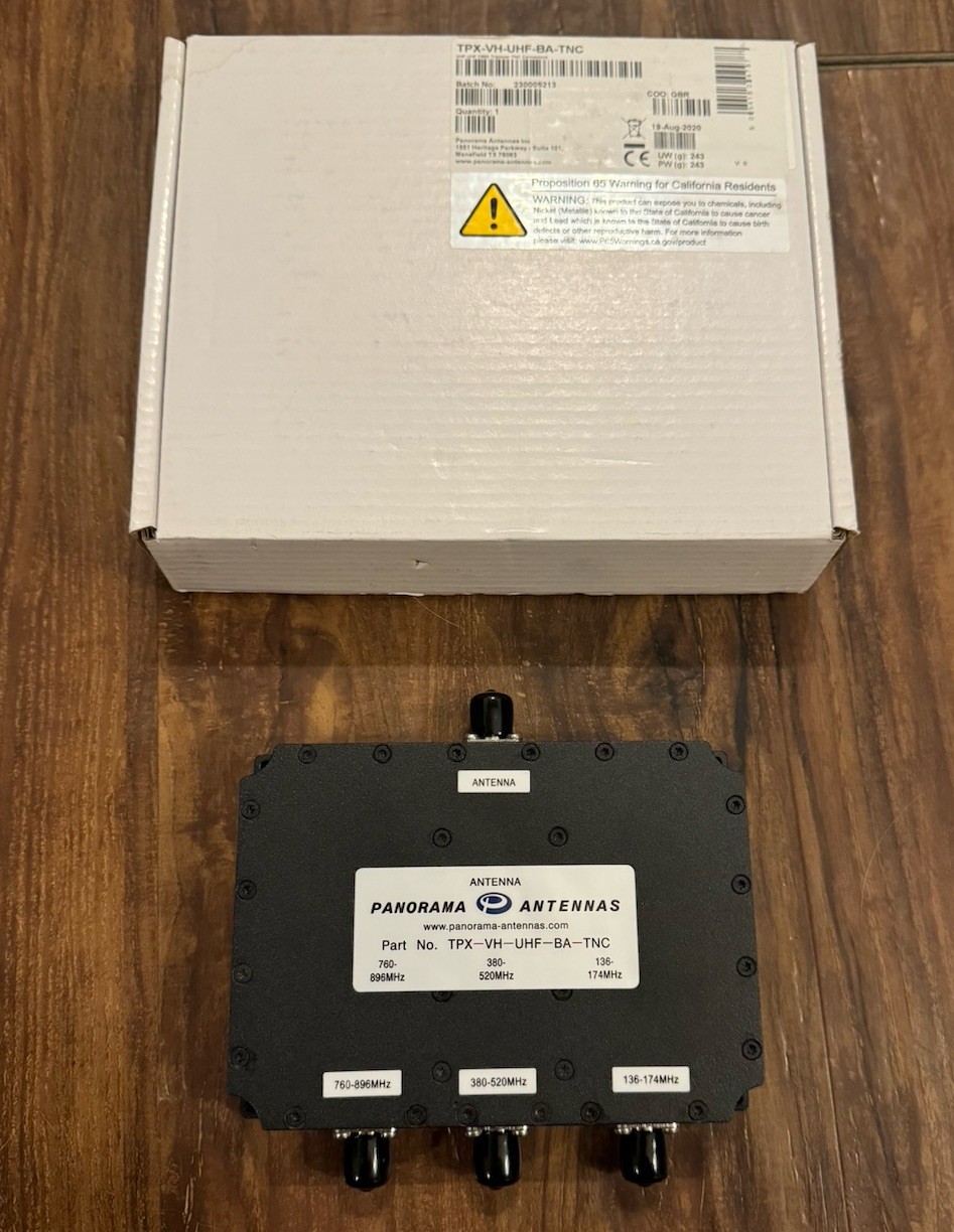 Panorama Antennas Duplexer Triplexer UHF VHF 700/800 MHZ Motorola Repeater
