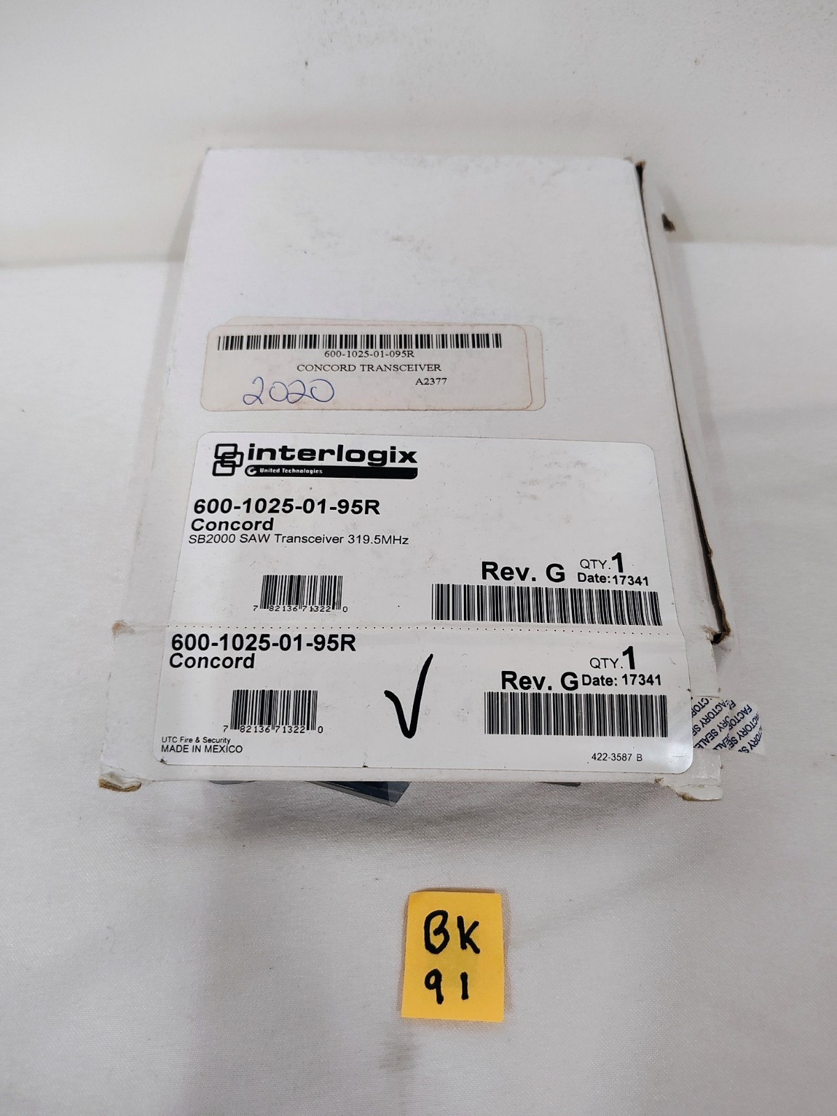 600-1025-01-95R Interlogix SuperBus 2000