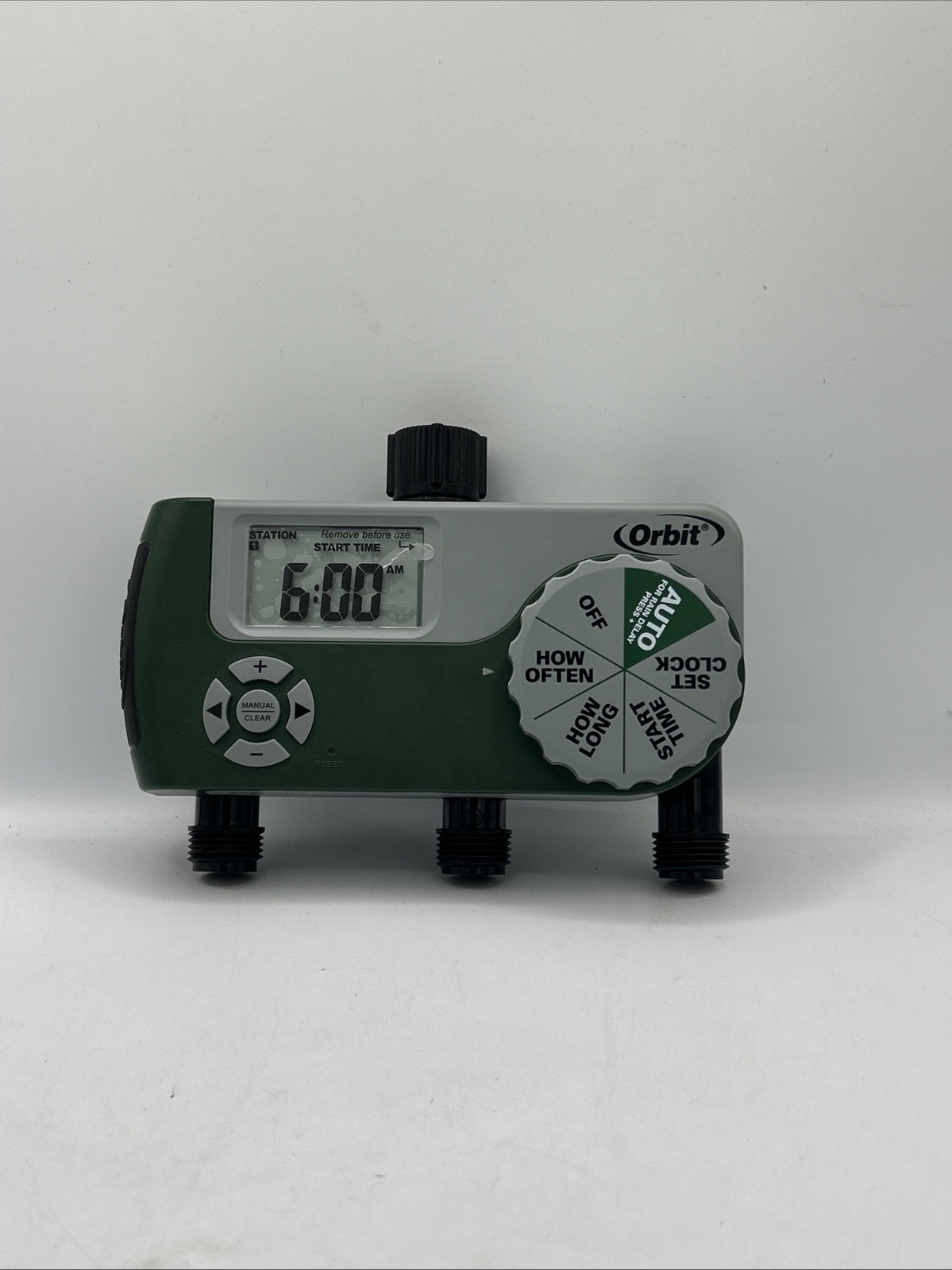 Orbit 56082 3-Outlet Programmable Digital Hose Watering Timer Open Box