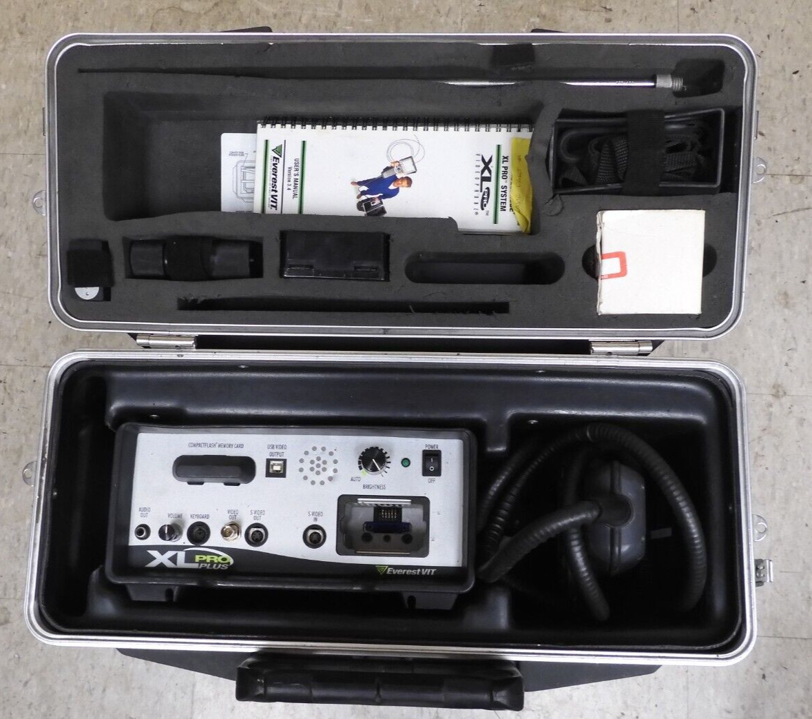 Ge Everest VIT XLPro Videoscope - 80"/6MM- in case w/ accessories - PG45