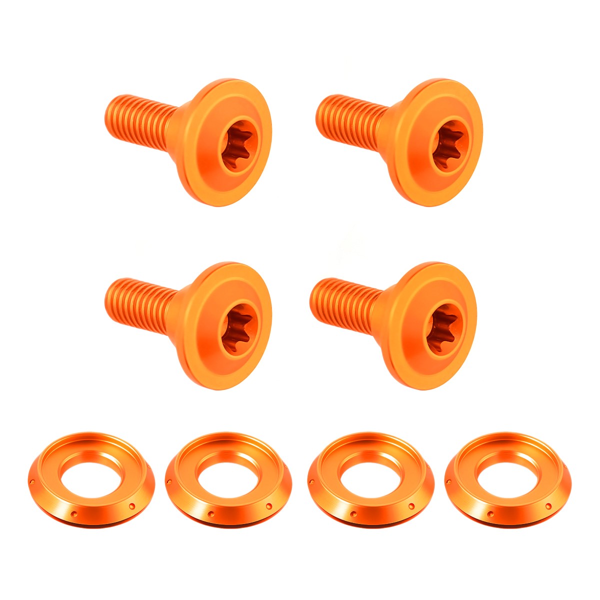 Orange Windshiled Bolt With Washers For Harley Touring 2024 Road Glide FLTRXSE