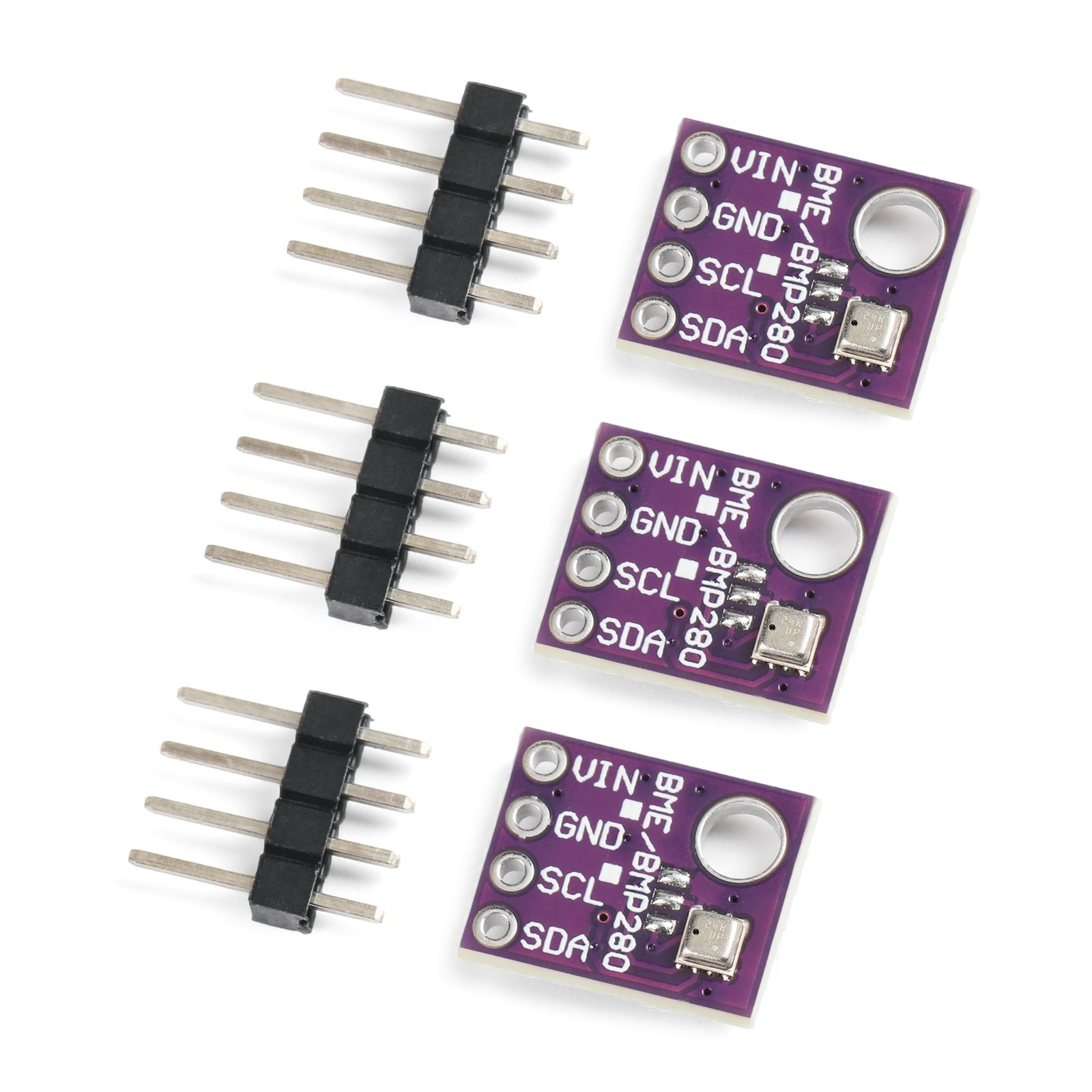 3 PCS BME280 5V Sensor Module Atmospheric Pressure Temperature Humidity SPI