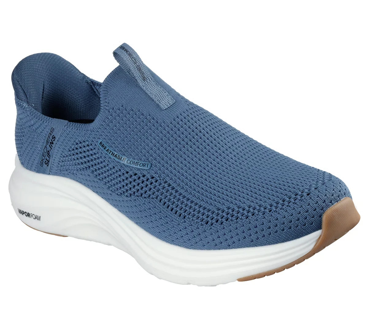 Skechers Men Shoe Slip ins Slate Sport Knit Cushioned Comfort Heel Pillow 233059
