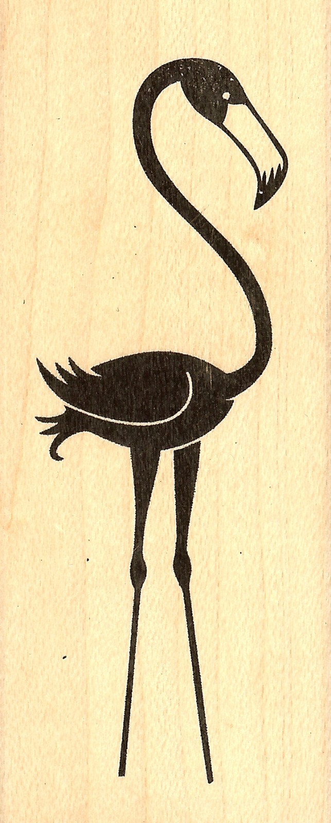 Tall Flamingo, Wood Mounted Rubber Stamp JUDIKINS - NEW, 2845E