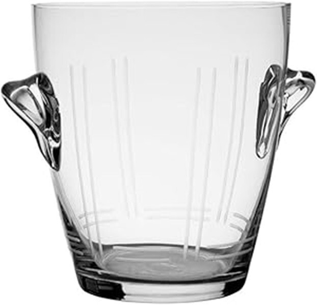 Mikasa Berlin 5-Quart Clear Glass Ice Bucket, Made in Germany, New in Open Box