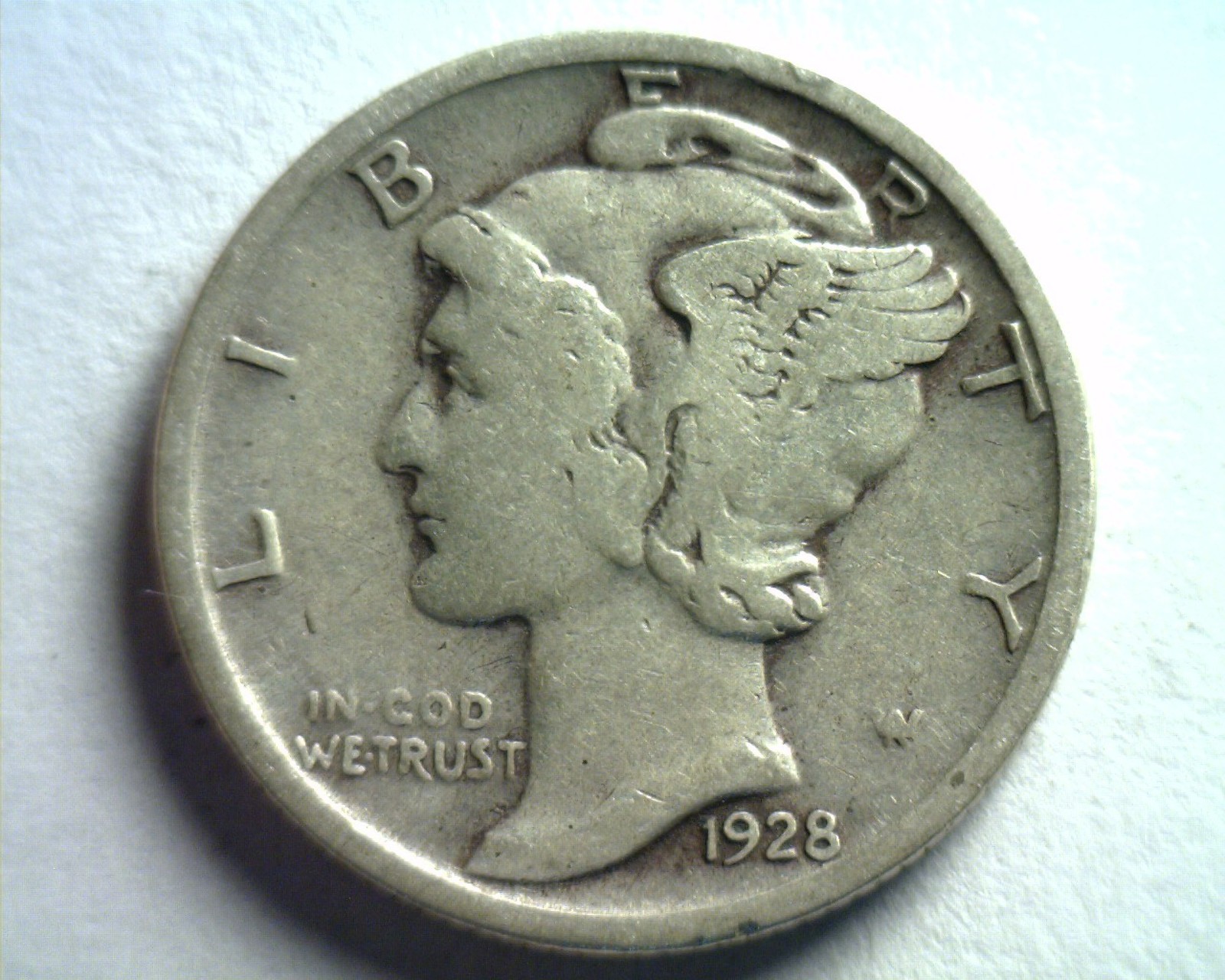 1928 MERCURY DIME VERY FINE VF NICE ORIGINAL COIN BOBS COINS FAST 99c SHIPMENT