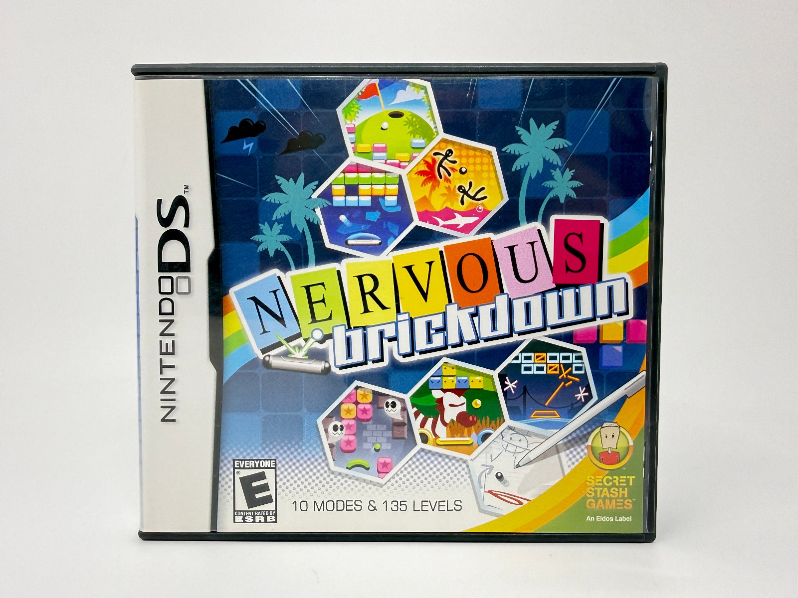 Nervous Brickdown (Nintendo DS) *CASE & MANUAL ONLY - NO GAME*