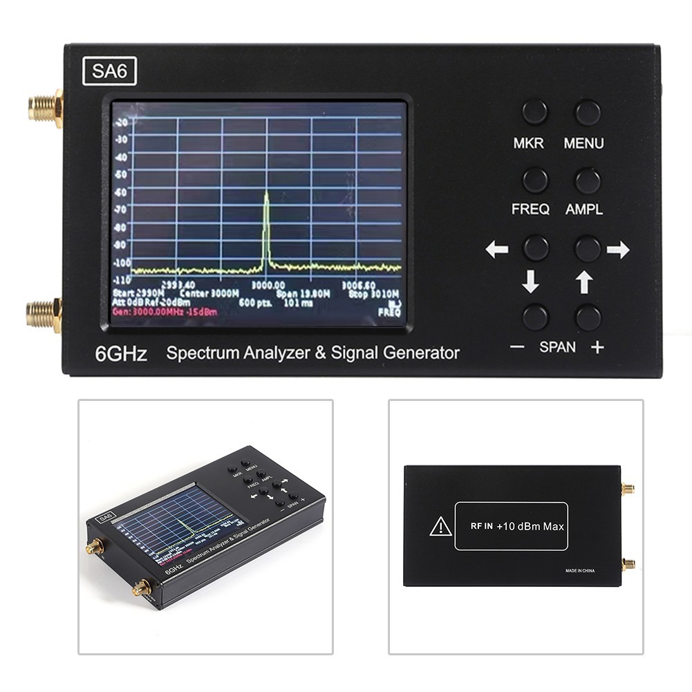 for sa6 Compact Signal Analyzer and Generator Wide Range Frequency Detection