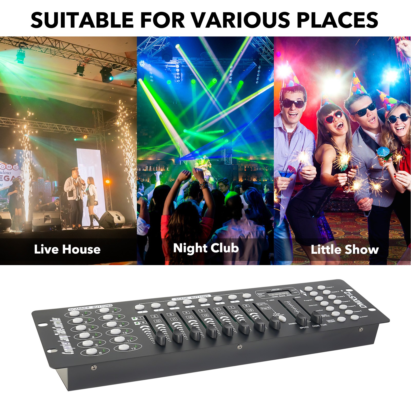 192 DMX DJ Controller DMX Controller DJ Equipment Stage Light Controller