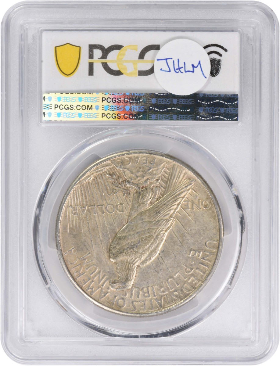 1921 Peace Silver Dollar High Relief AU55 PCGS