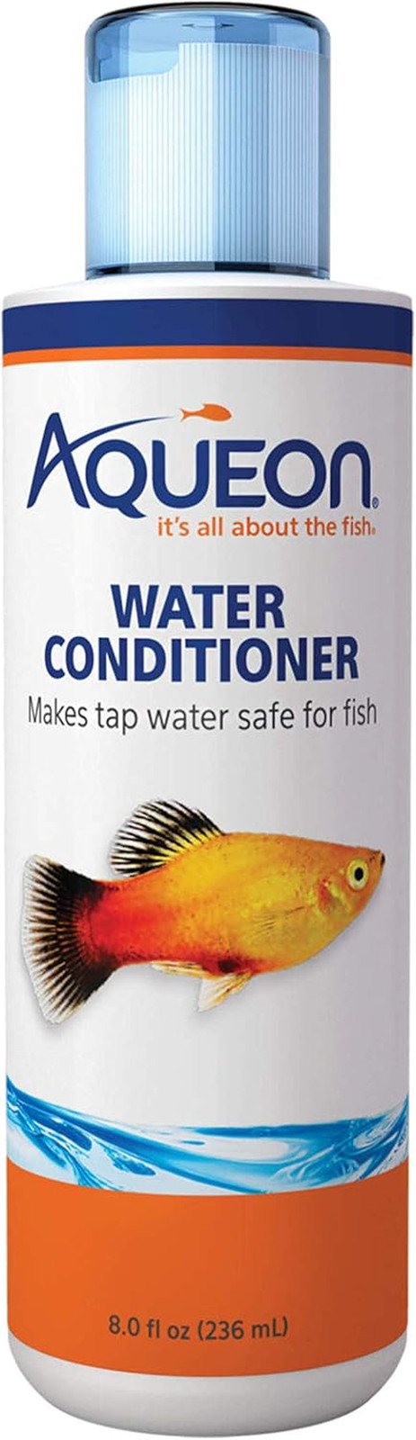 Aquarium Water Conditioner Bottle, 8 Ounces