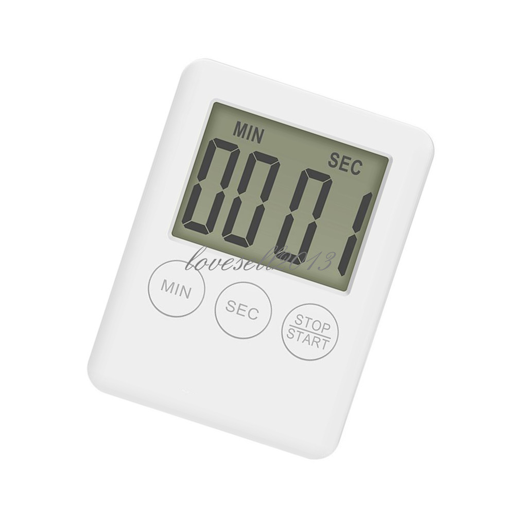 LCD Digital Large Kitchen Cooking Timer Count-Down Up Clock Loud Alarm Magnetic