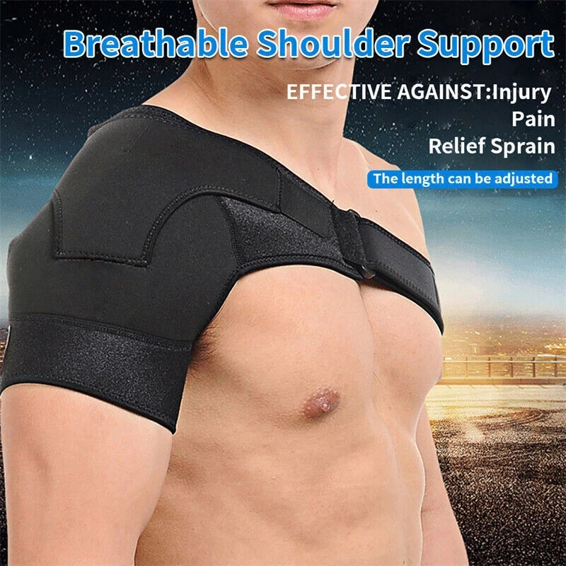 Shoulder Brace Support Compression Sleeve Torn Rotator Cuff AC Joint Pain Relief