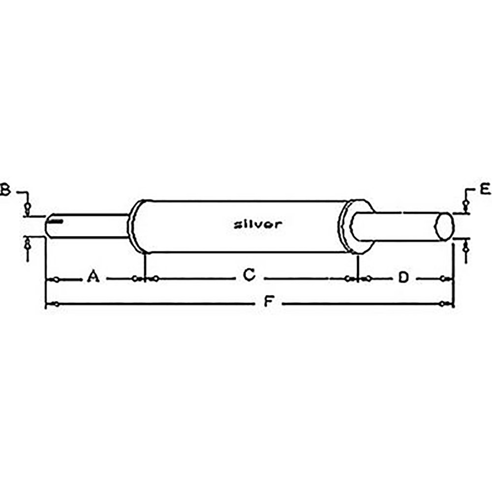 Muffler Fits Major DKN5230C FO-1