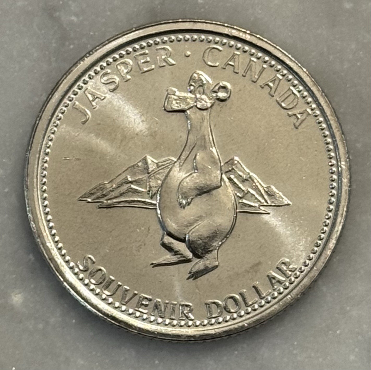 1985 Canada Jasper International Souvenir Dollar - Prooflike