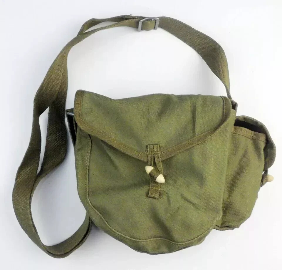 Original Surplus Chinese Army Type 56 Drum Magazine Pouch Canvas Ammo Bag