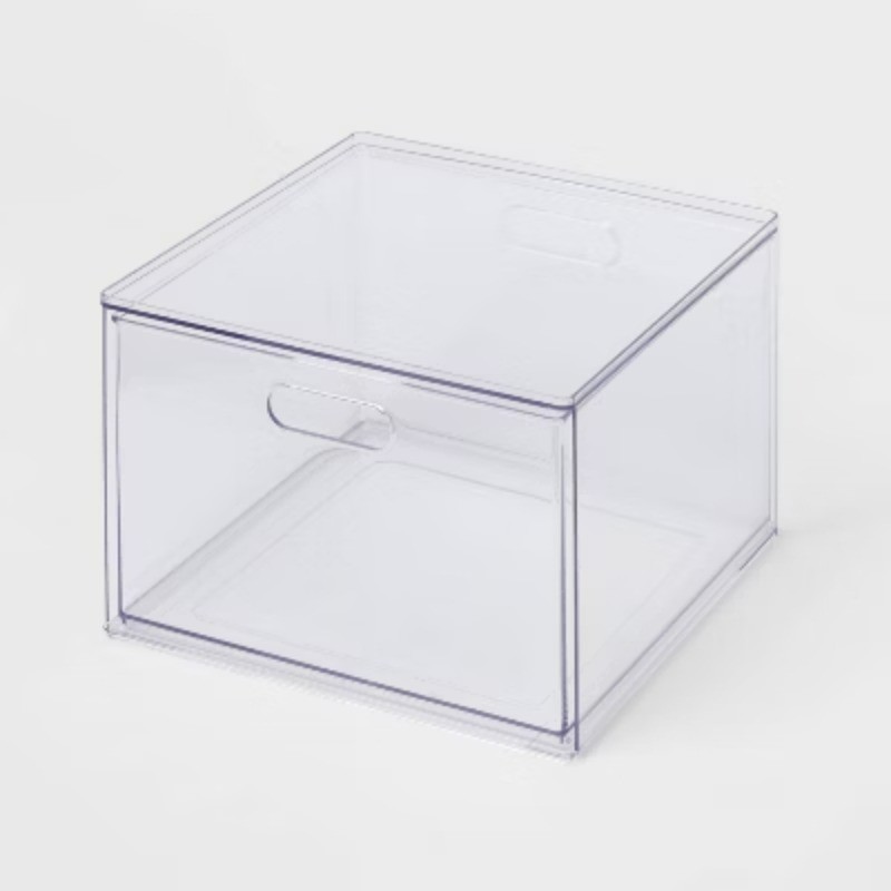 All Purpose Single Drawer Storage Clear