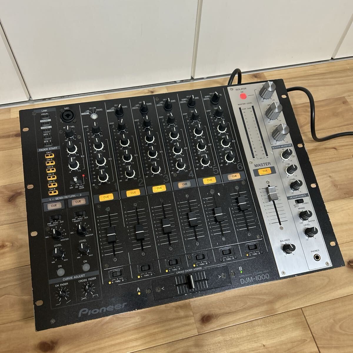 Pioneer DJM-1000 Professional DJ Mixer 2005 As-Is Power Tested