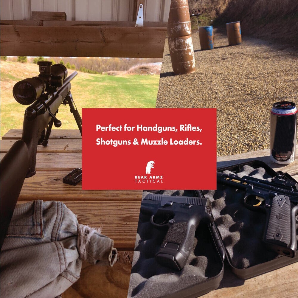 Gun Cleaning Kit for Rifle Pistol Shotgun Muzzleloader for any Caliber Universal