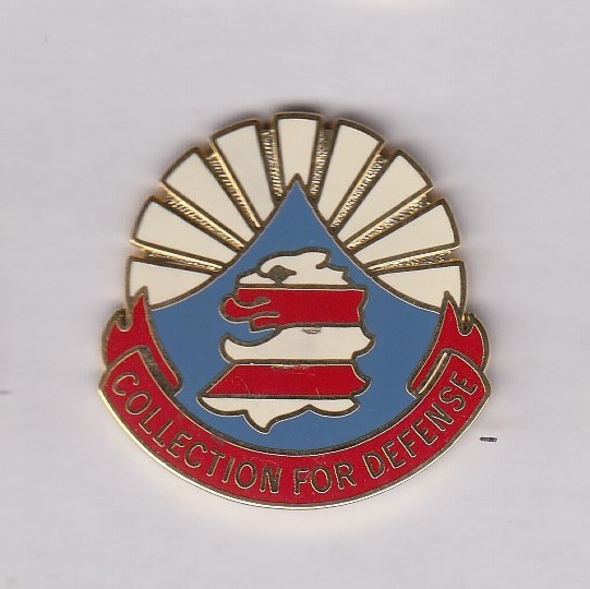 206th MILITARY INTELLIGENCE BATTALION crest DUI badge c/b V-21