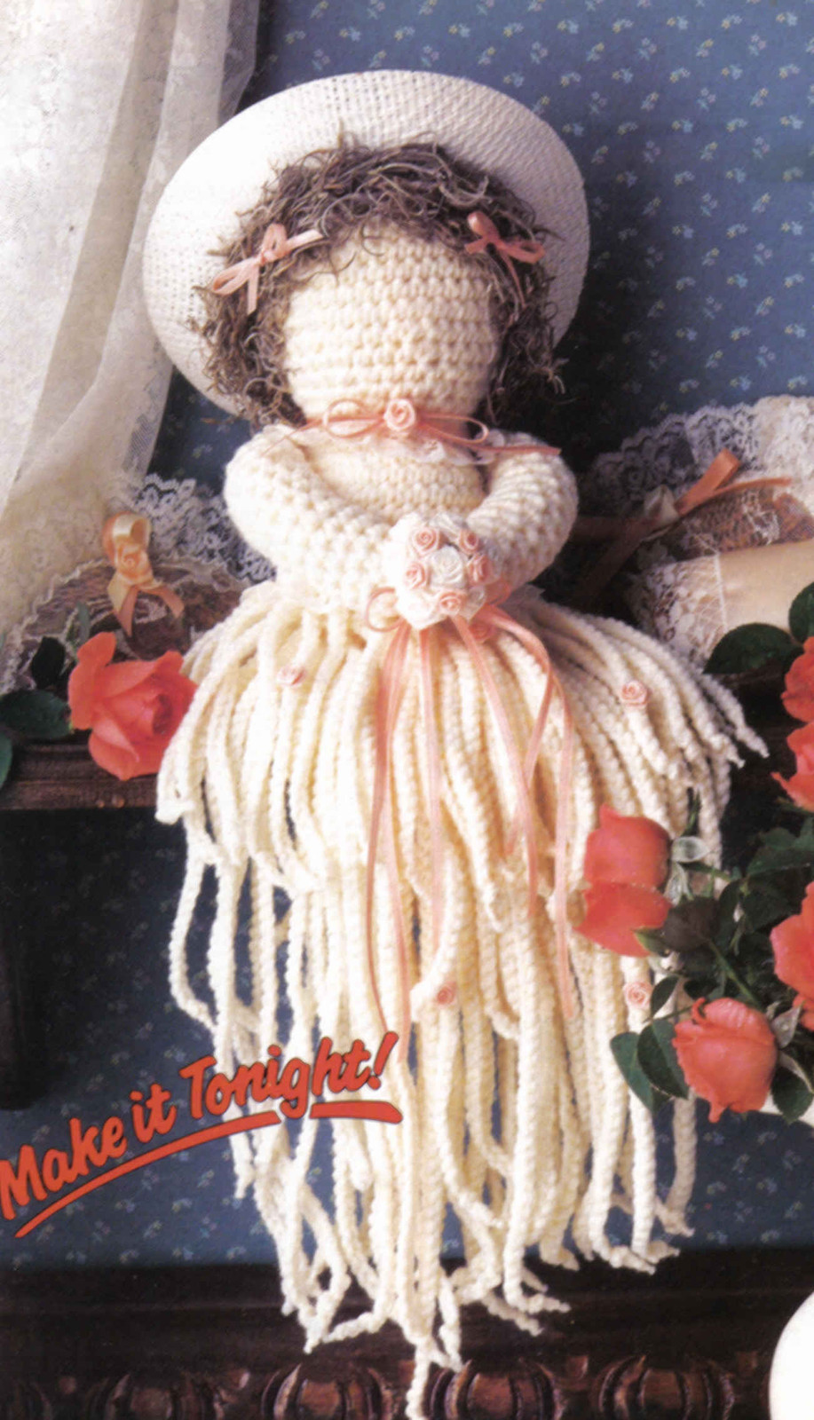 CHARMING Bonny Mop Doll/Decor/Crochet Pattern INSTRUCTIONS ONLY