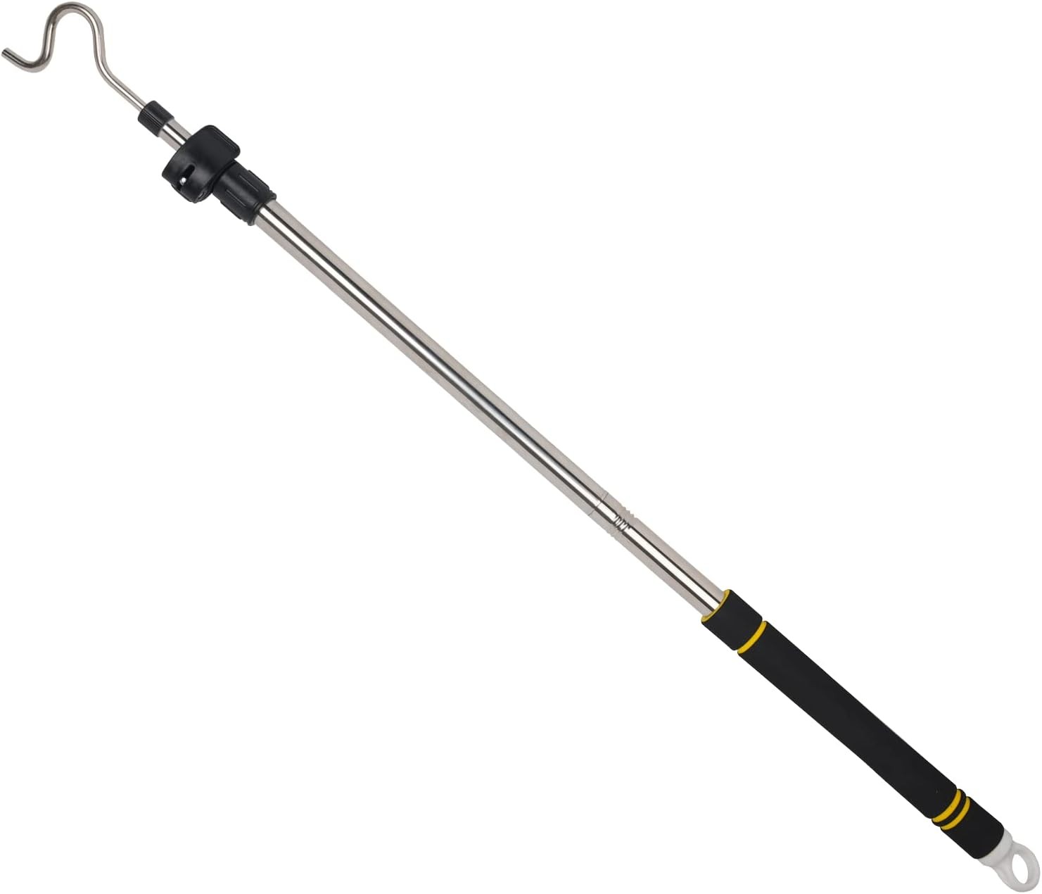 Clothes Hanger Reaching Hook Telescopic Adjustment clothes hook pole Light & can