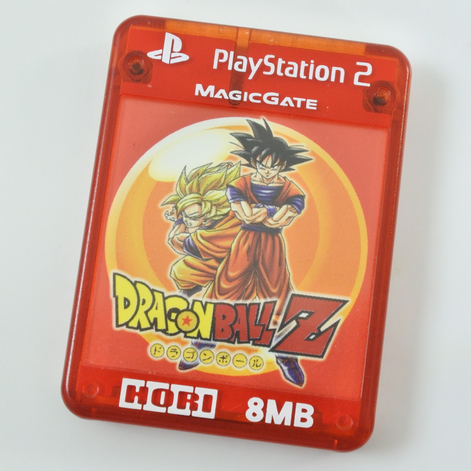 HORI PS2 Memory Card 8MB DRAGON BALL Z for Playstation 2 Japan 0553