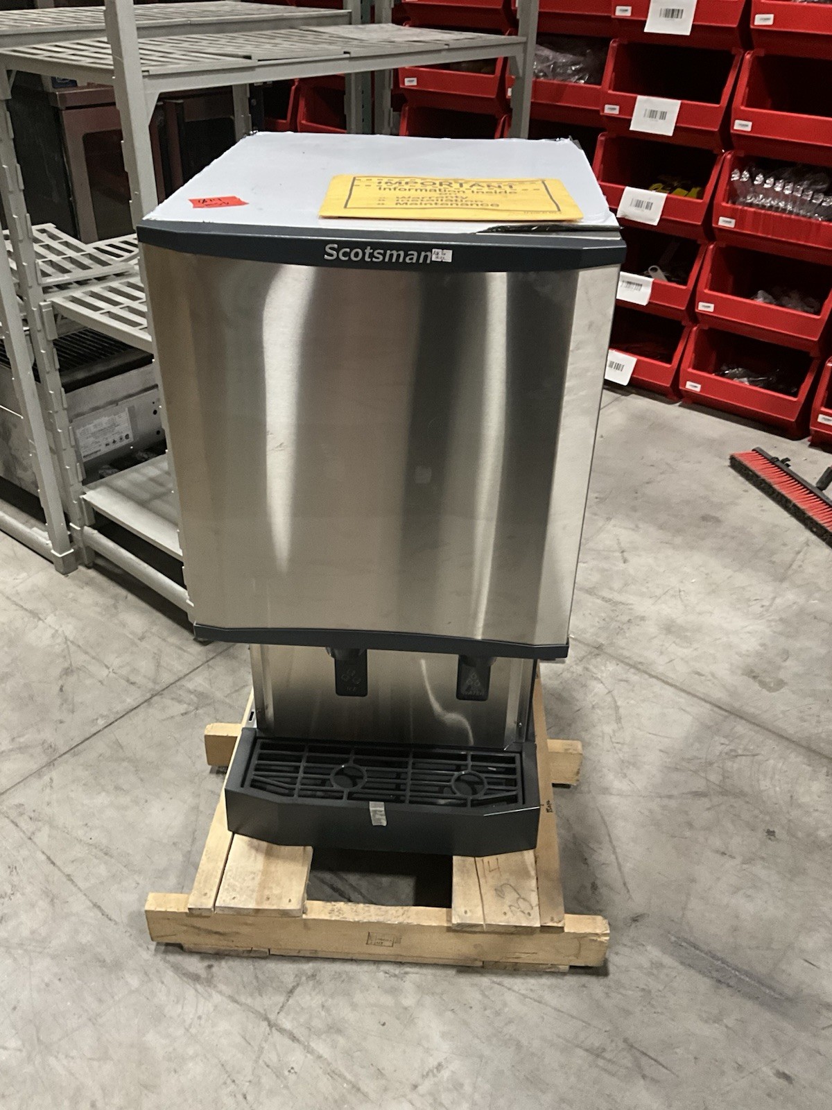 Scotsman HID540A-1 500lb Ice & Water Dispenser Air Cooled 40lb Bin Cap GD