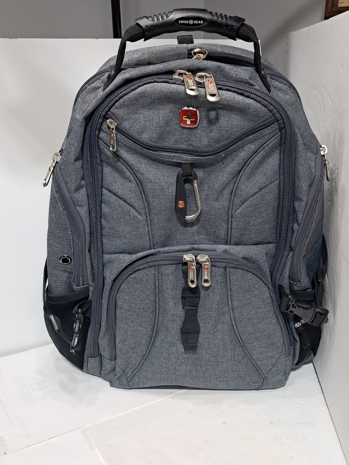 Swiss Gear Scansmart Laptop Backpack Gray (s)