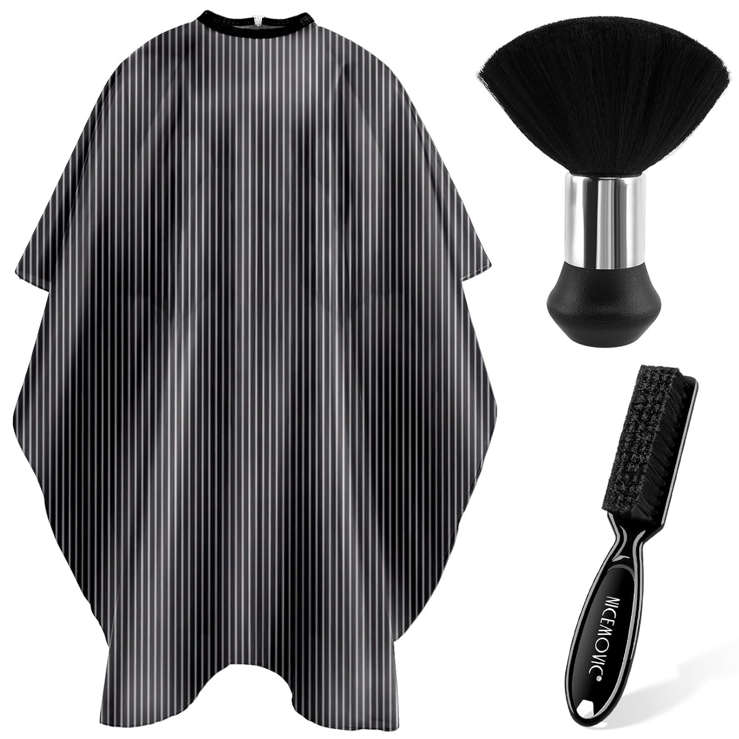 Capa corte cabello hombres mujeres ninos con brochas accesorios barberia