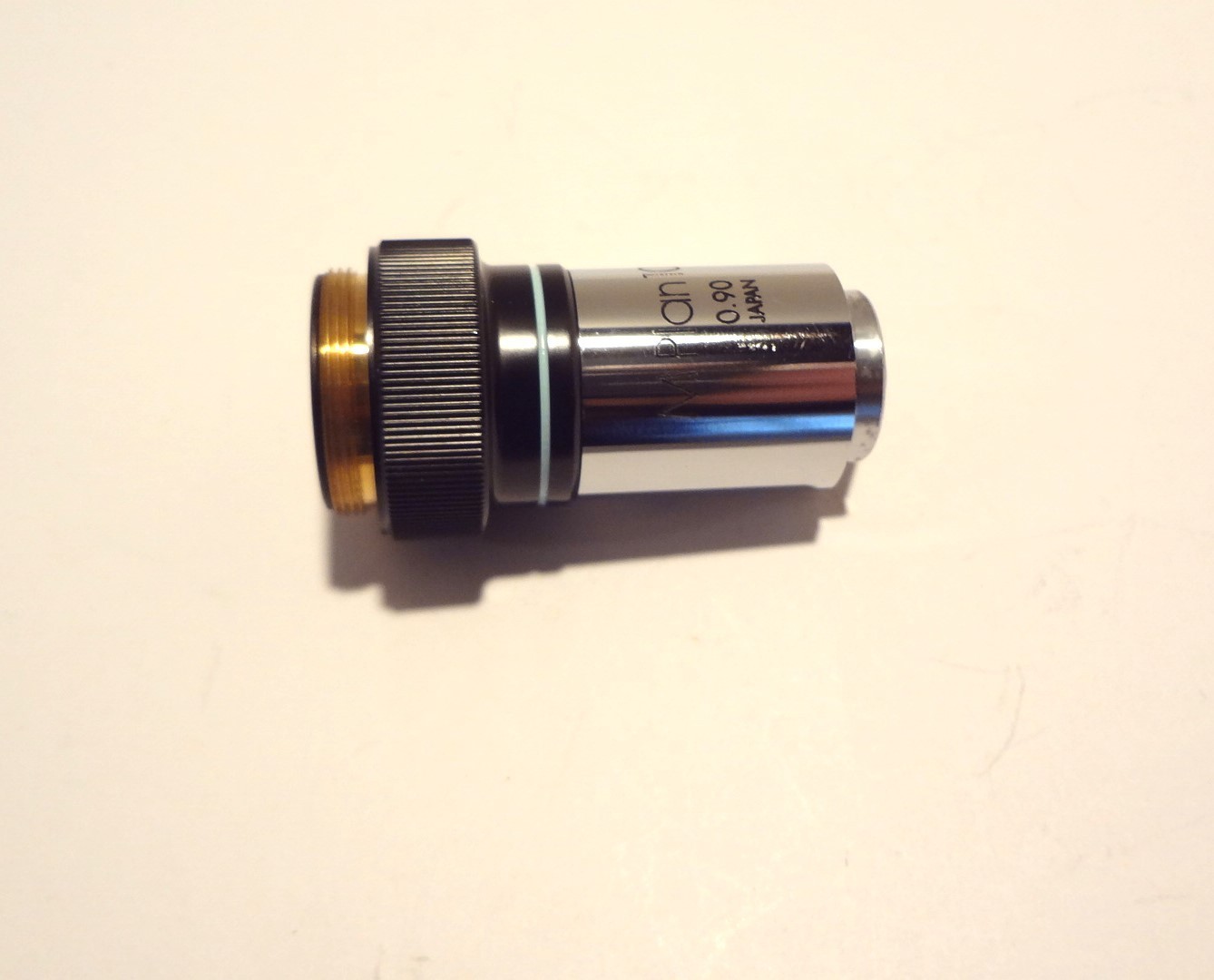 OLYMPUS M PLAN 100X/0.90 REFLECTED LIGHT OBJECTIVE SERIAL NO.407865