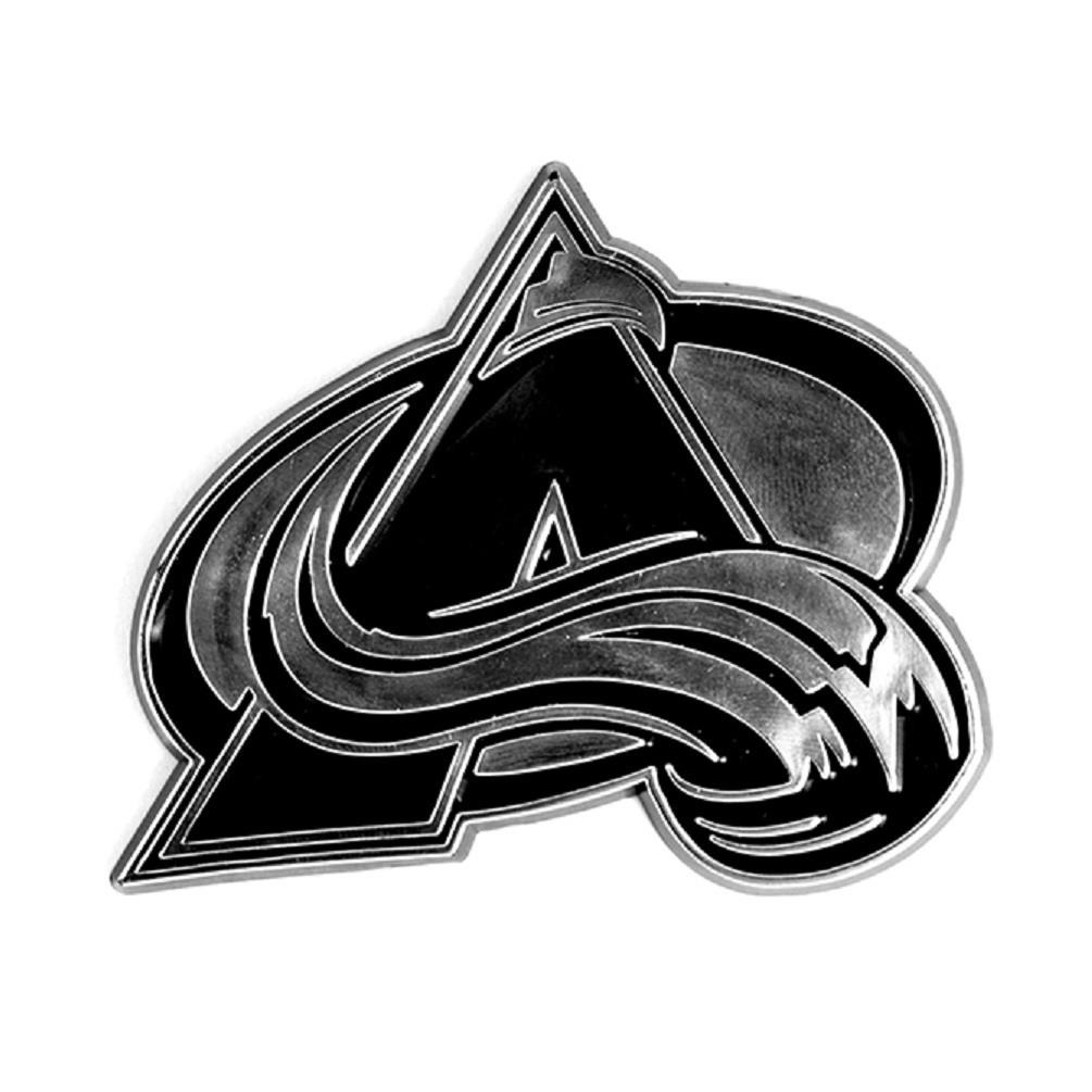 Colorado Avalanche Silver Chrome Auto Emblem [NEW] NHL Car Truck Decal Sticker