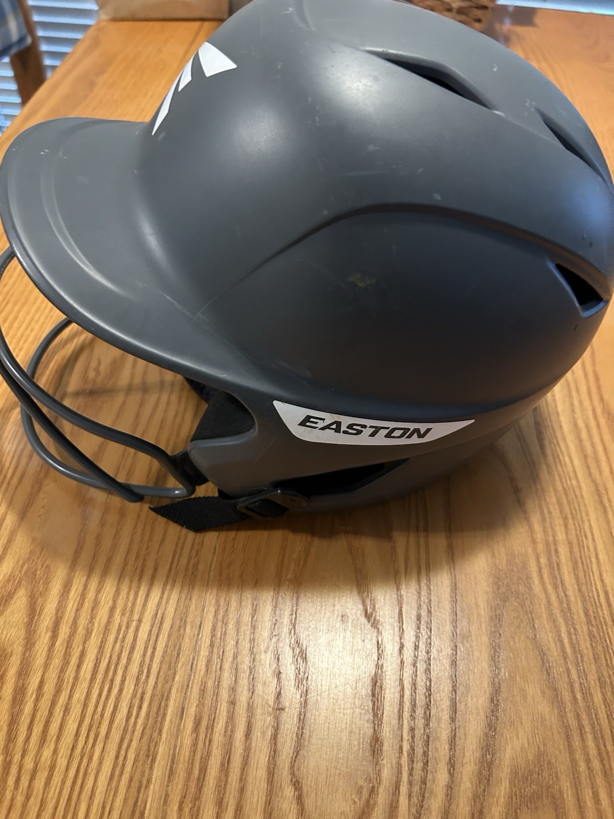 Easton Alpha Solid Batting Helmet Charcoal Small