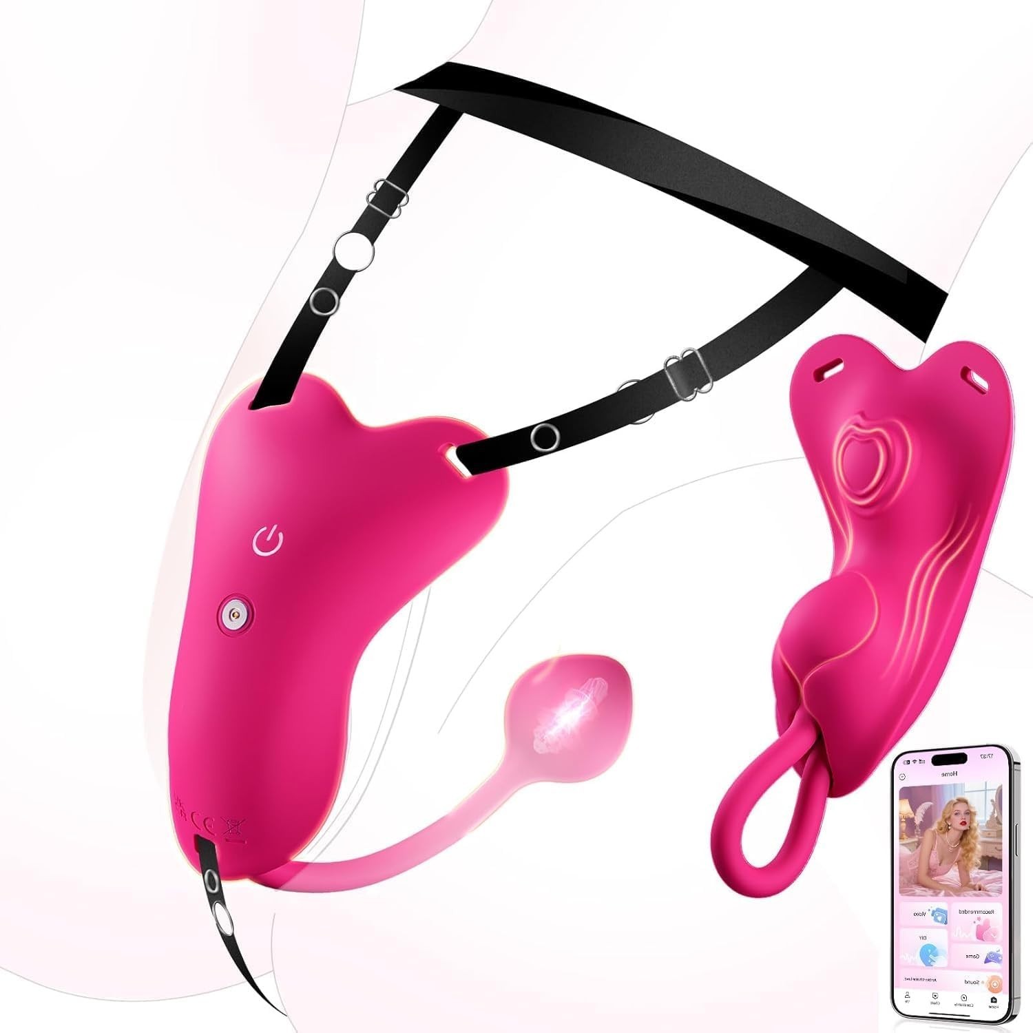Wearable Panty Vibrator Clitoral G Spot Massager Penis Ring Couple Women Sex Toy