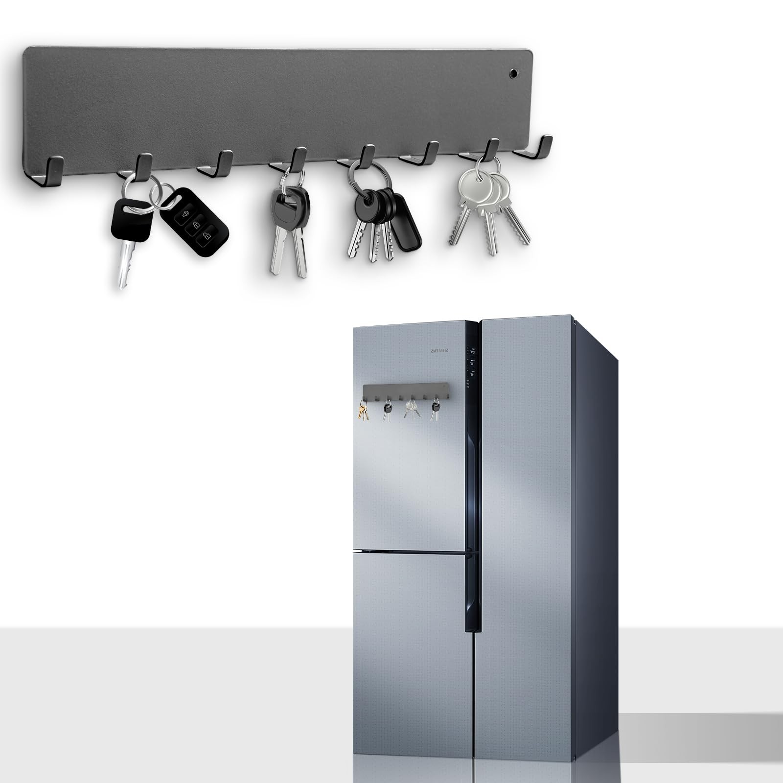 Magnetic Key Holder for Frideg,Heavy Duty Strong Magnetic Key Hanger with 8 Hook