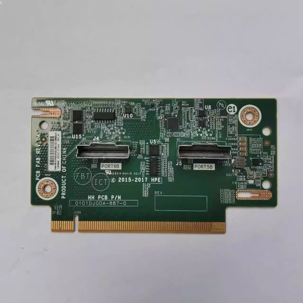 HP DL380 G10 875062-001 866565-001 DL388 G10 NVME expansion card