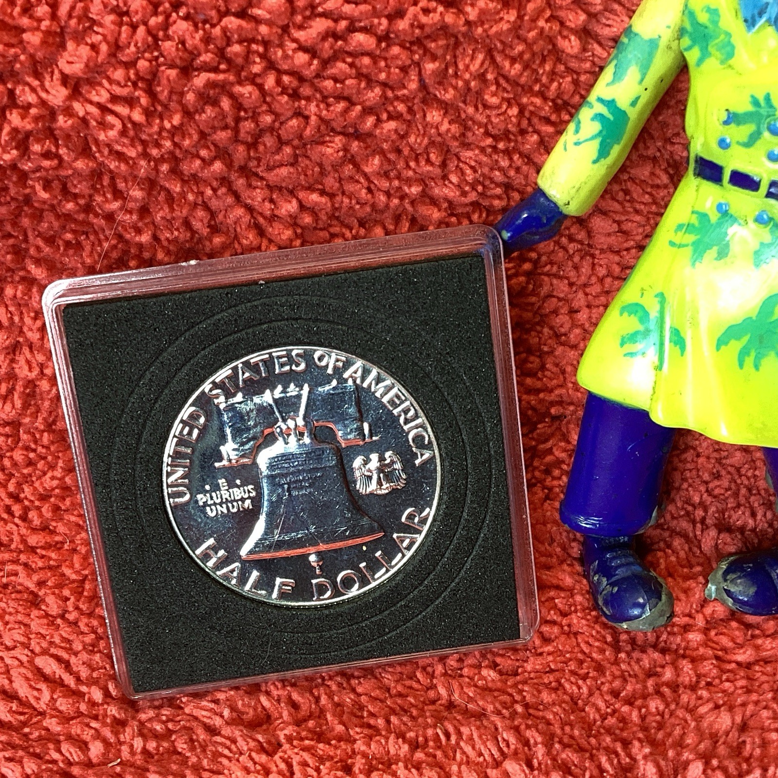 1958 FRANKLIN HALF DOLLAR PROOF QUALITY in HARDCASE
