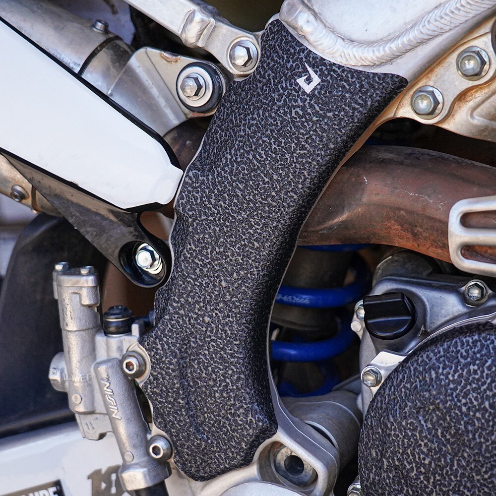 Black Frame Guards 2018-2024 Yamaha YZ450F Grip Tape Protectors YZ450FX WR450F
