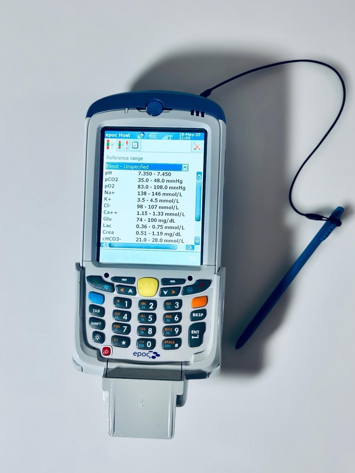Epocal, Inc Epoc Reader Handheld Blood Analyzer