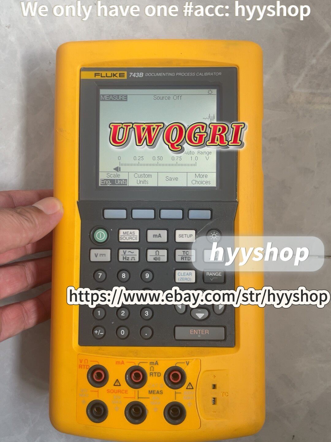 1PCS FLUKE, 743B process calibrator