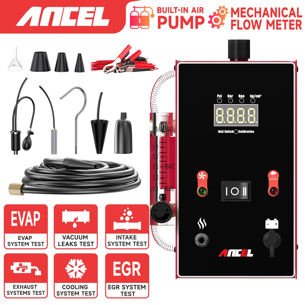 Ancel L300 EVAP Smoke Machine Auto Vacuum Leak Detector All Systems Tester Tool
