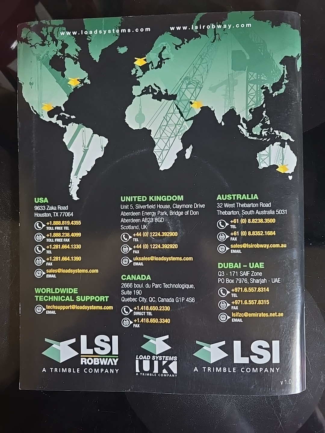 LSI Robway Wireless & Cable-Based Instrumentation For Worldwide Crane & Lifting
