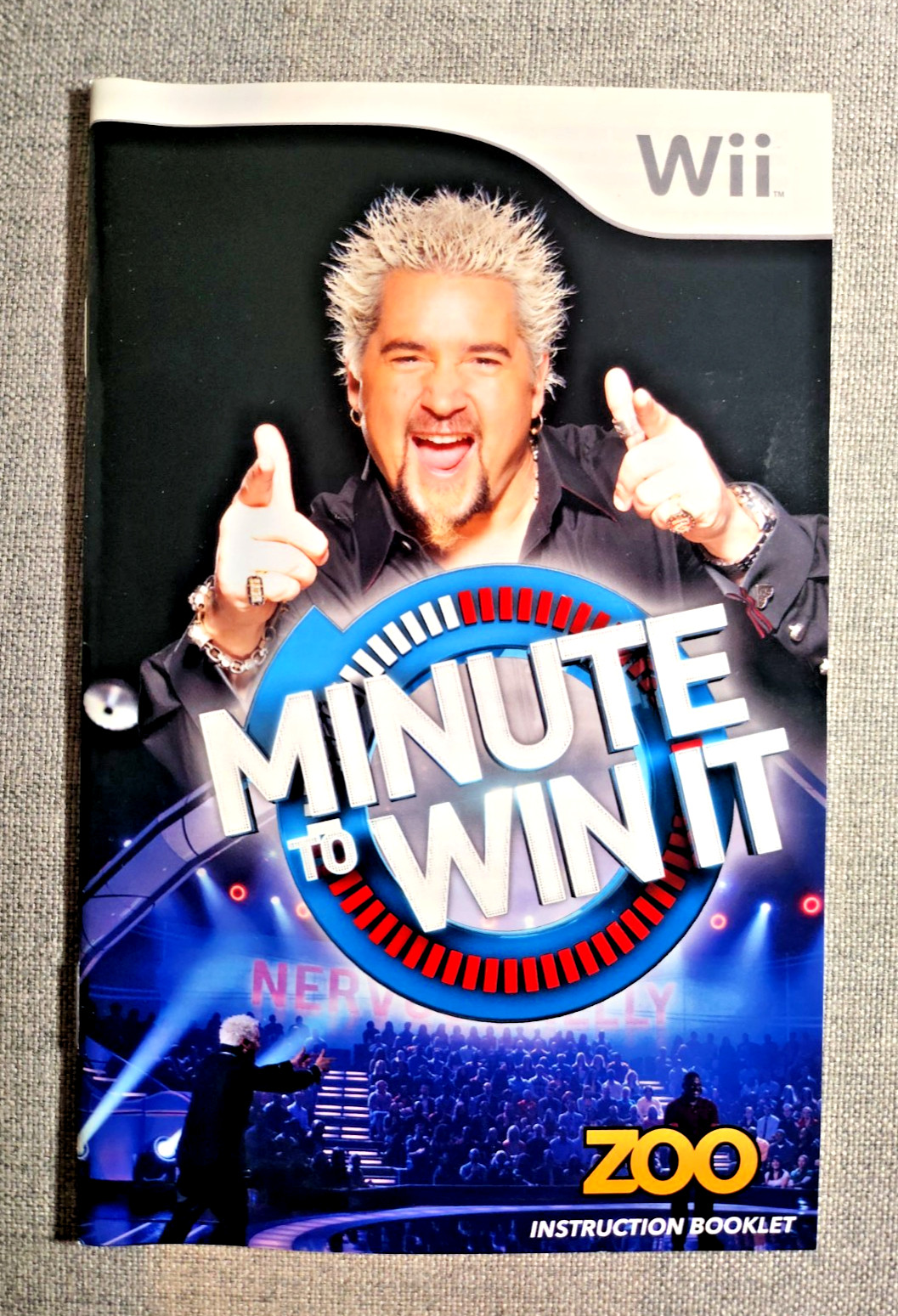 Minute To Win It Instruction Manual Only - Nintendo Wii