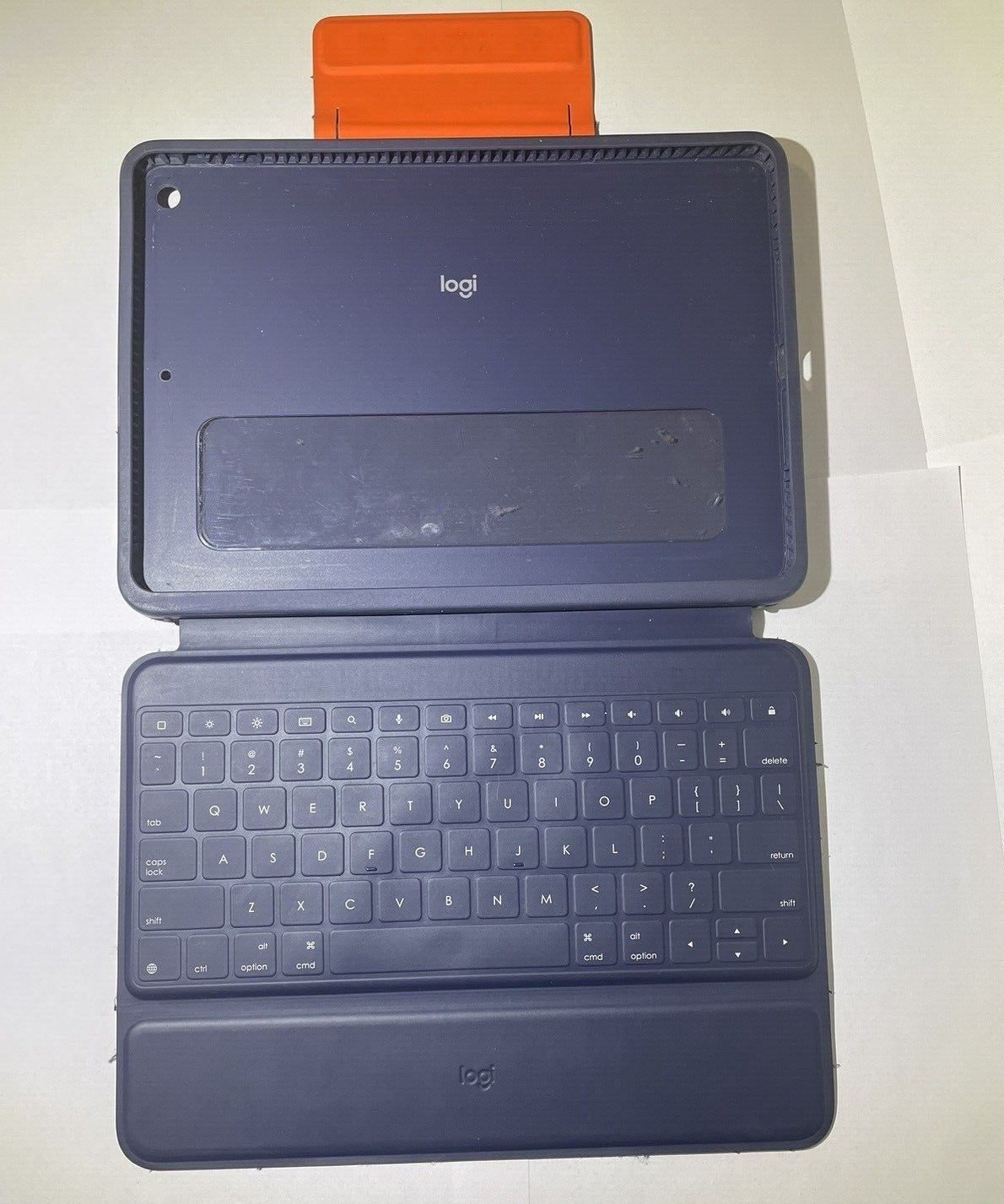 Logitech Rugged Combo iPad Case For iPad 7th 8th 9th GEN with Keyboard, Blue